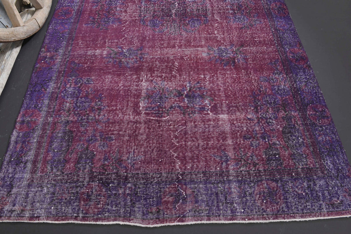 Vintage  Anatolian Purple Area Rug