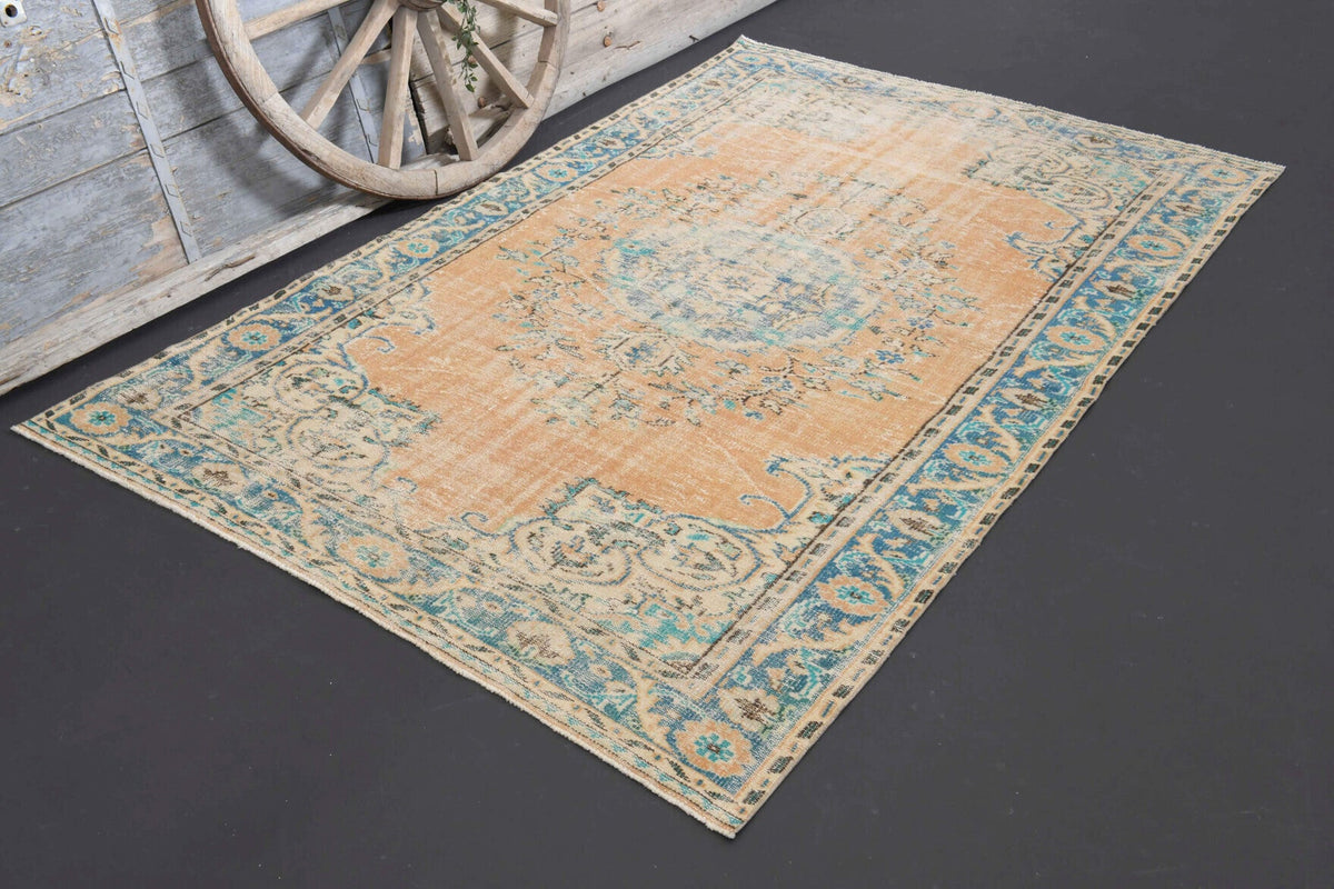 6x9 Vintage Area Anatolian Rug