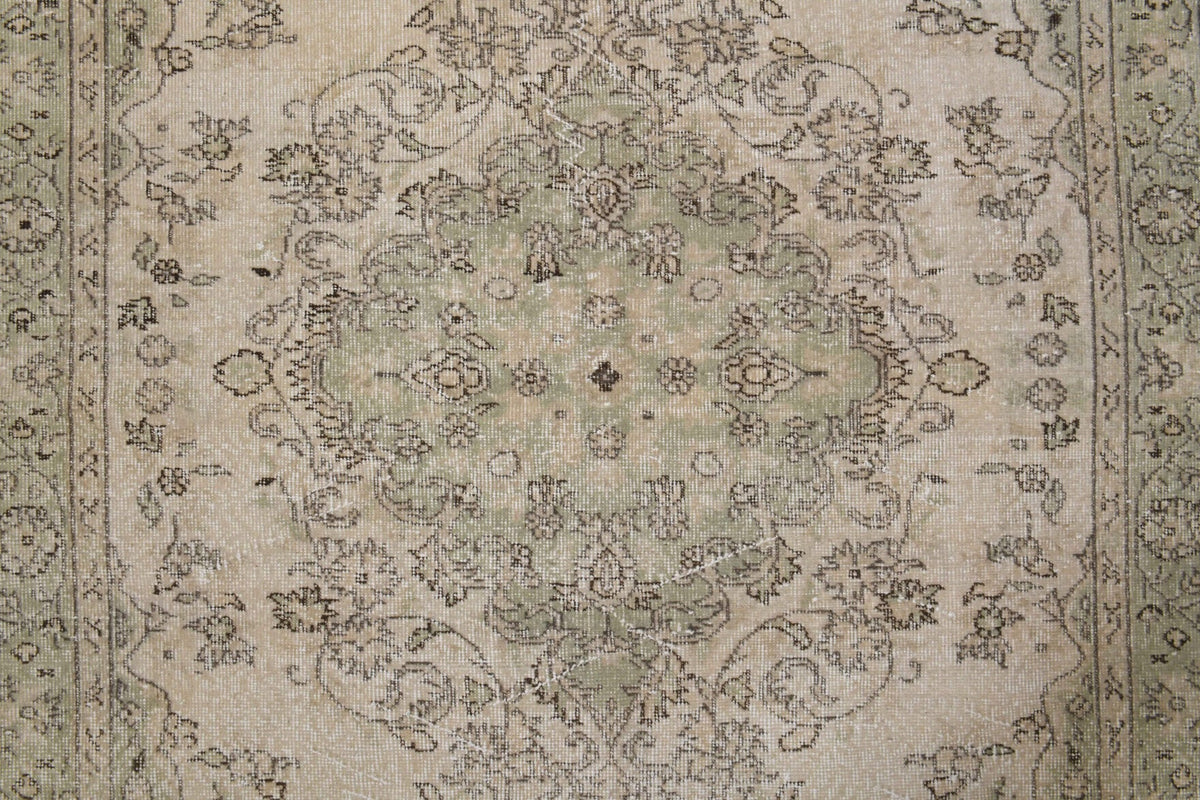 Vintage Oushak Handmade Wool Rug