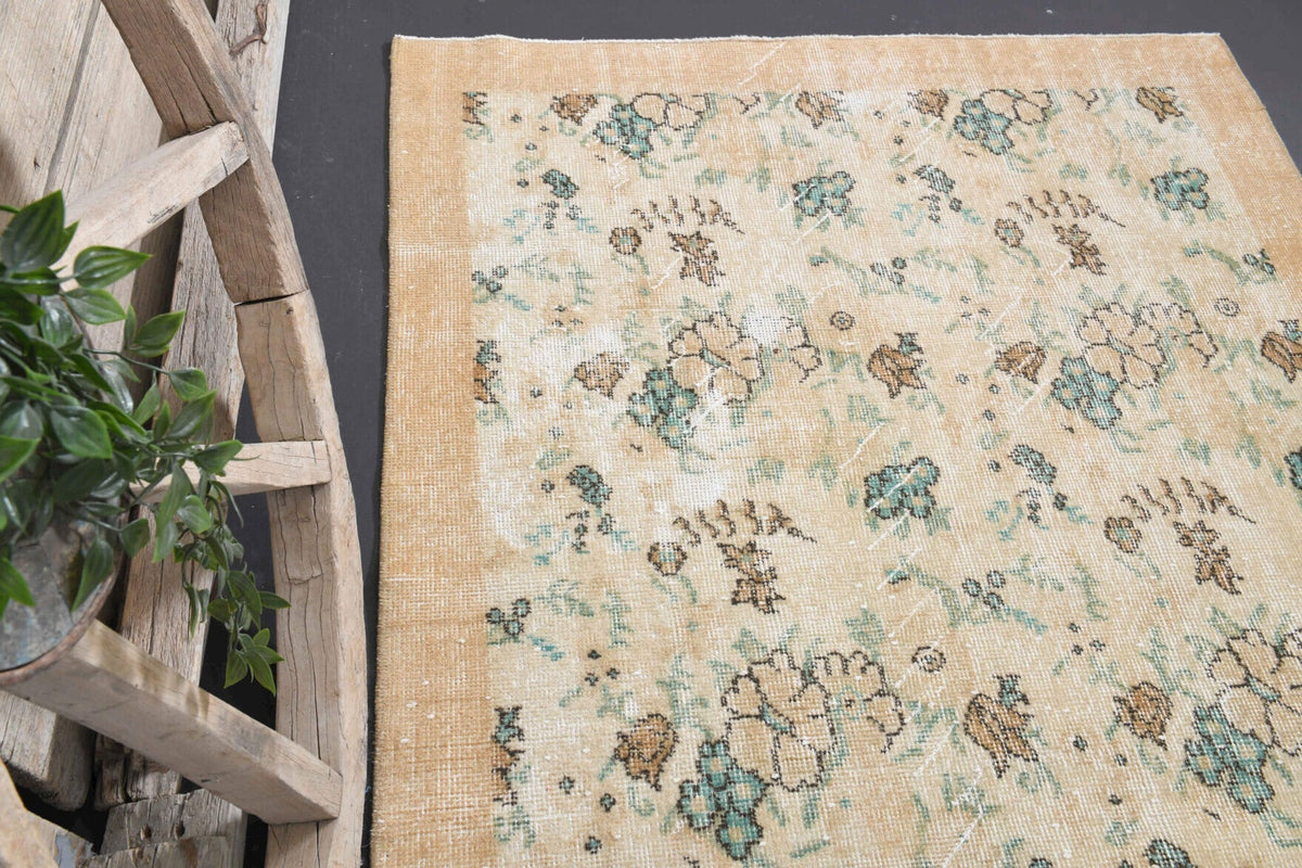 Vintage Area Turkish Rug