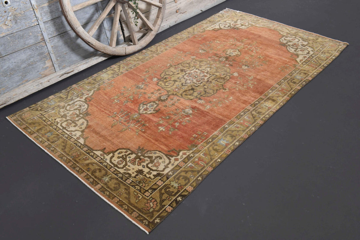 Vintage Anatolian Oriental Area Rug