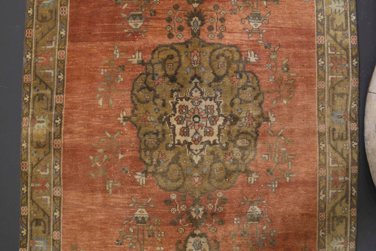 Vintage Anatolian Oriental Area Rug