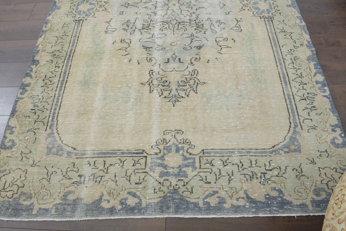 Vintage Oushak Oriental Area Rug