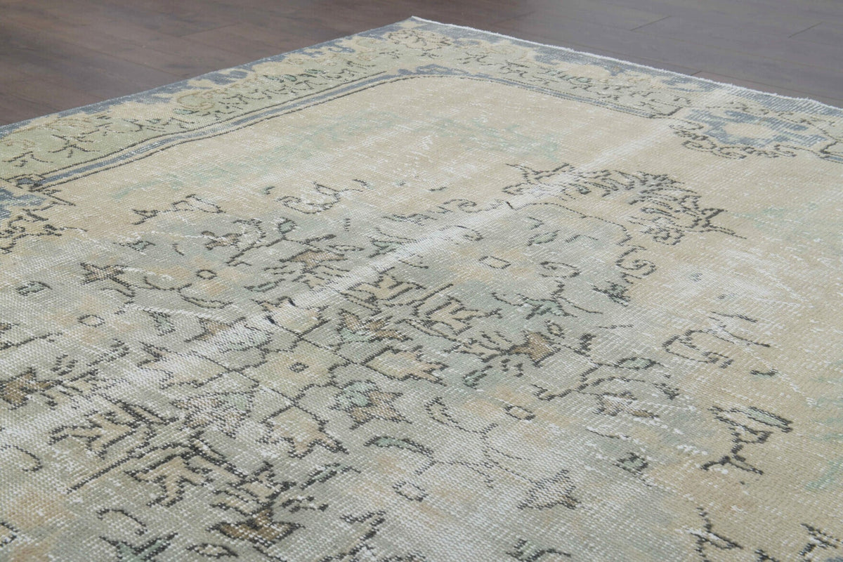 Vintage Oushak Oriental Area Rug