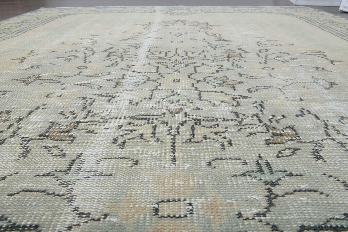 Vintage Oushak Oriental Area Rug