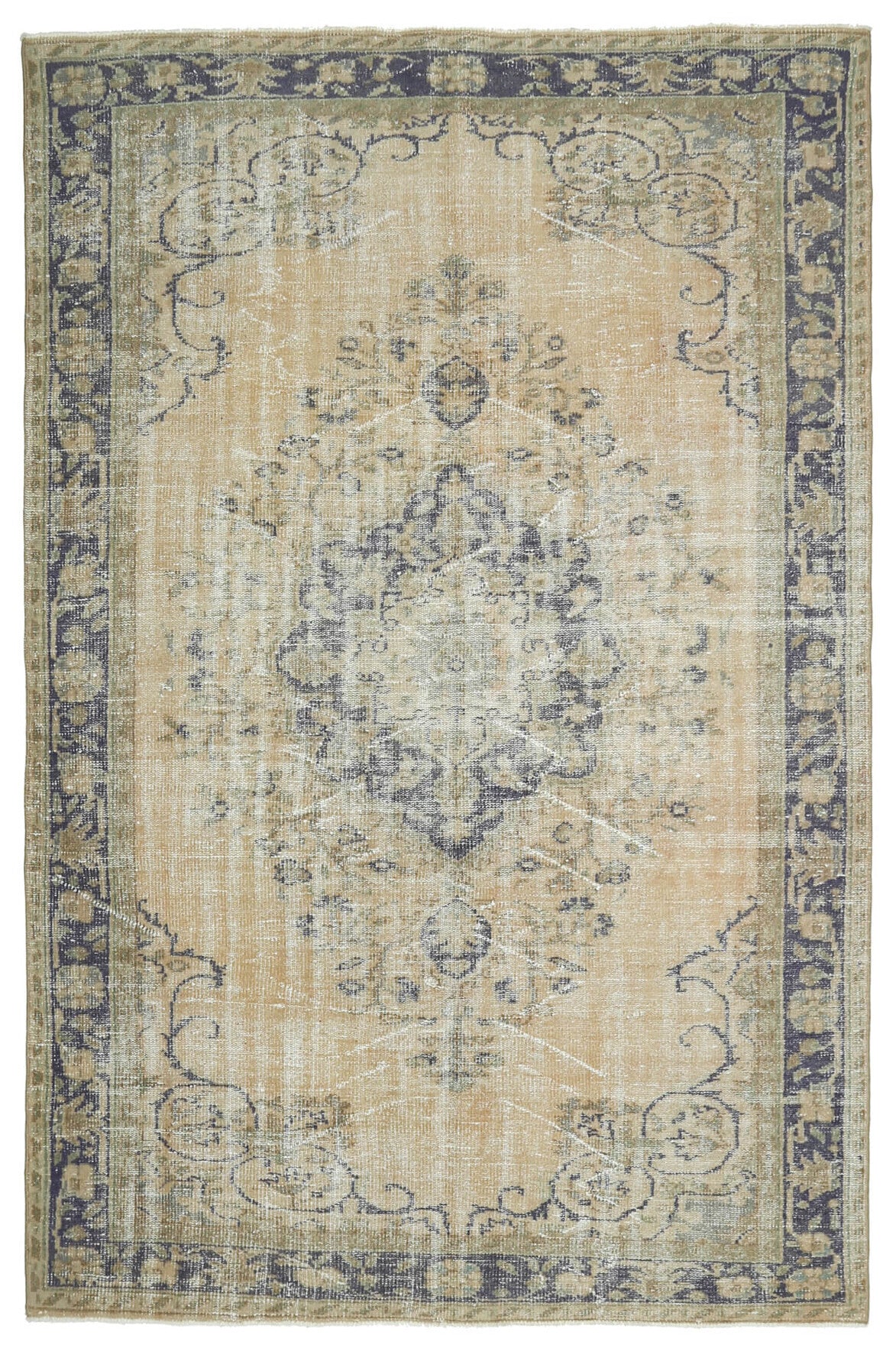 6x9 Vintage Area Anatolian Rug