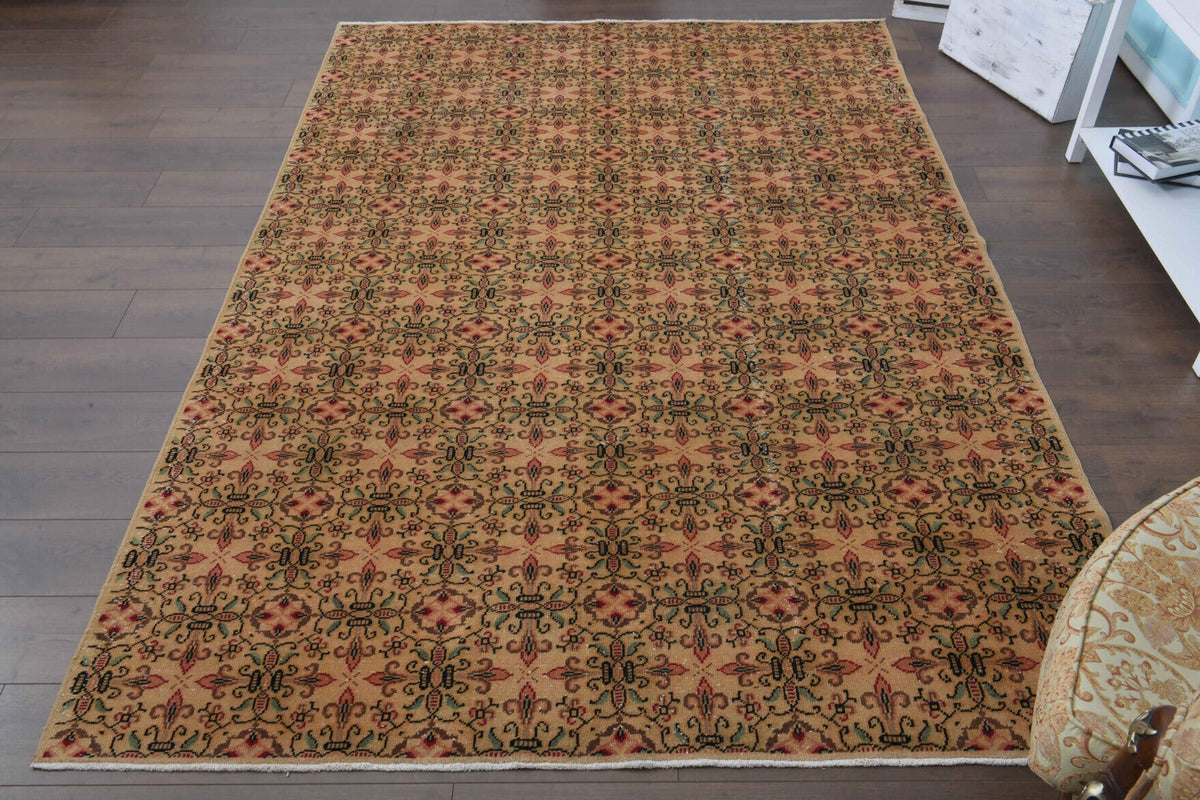 Floral Hereke Vintage Area Rug