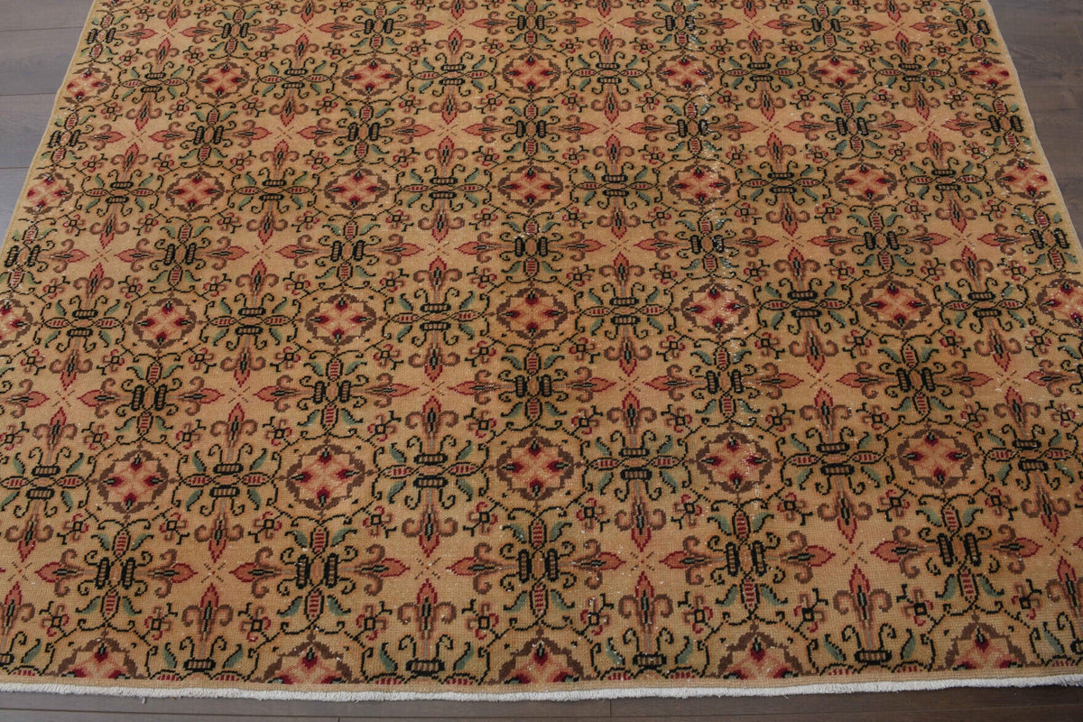 Floral Hereke Vintage Area Rug
