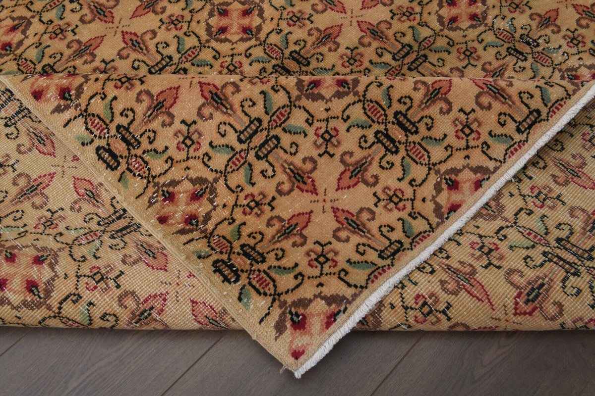 Floral Hereke Vintage Area Rug