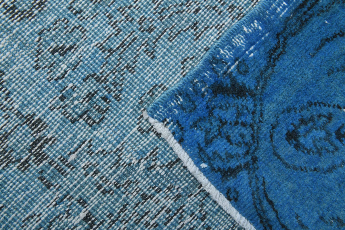 Blue Vintage Area Oushak Rug