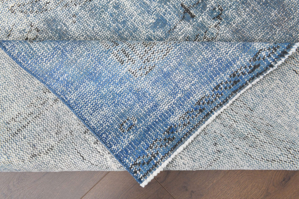 Vintage Oushak Blue Area Rug
