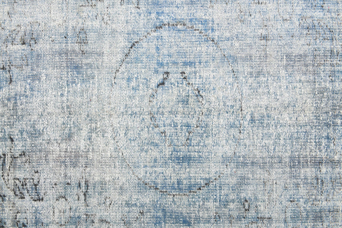 Vintage Oushak Blue Area Rug