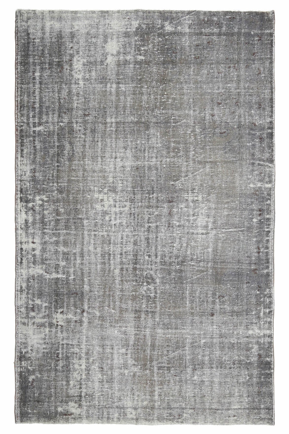 El yapımı vintage halı 183x274 cm düz desenli yün