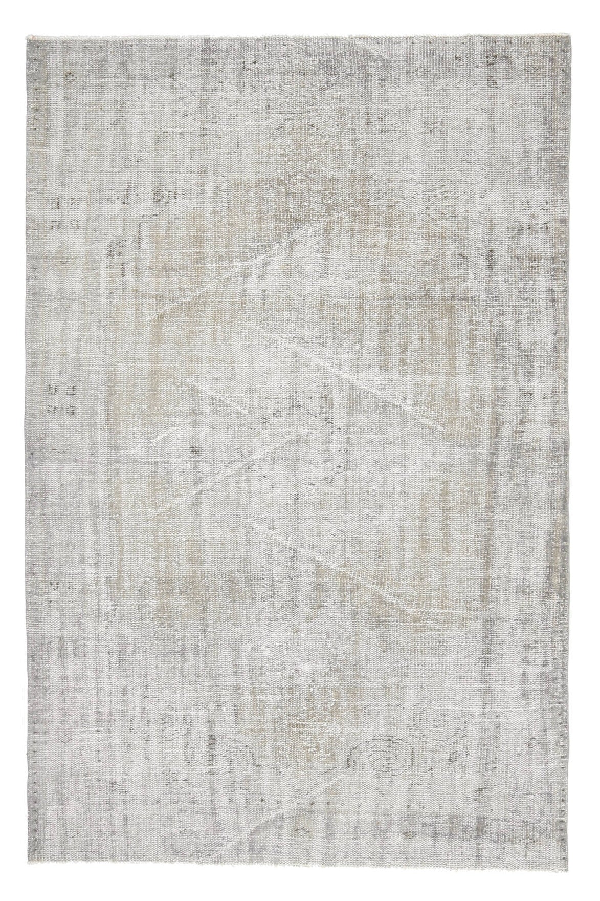 El yapımı vintage halı 173x272 cm düz desenli yün - farklı açıdan görünüm