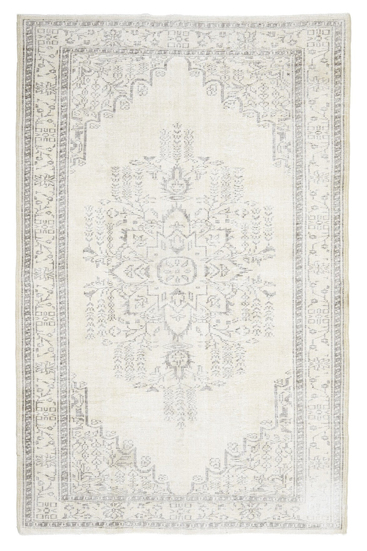 Vintage Anatolian Oriental Area Rug