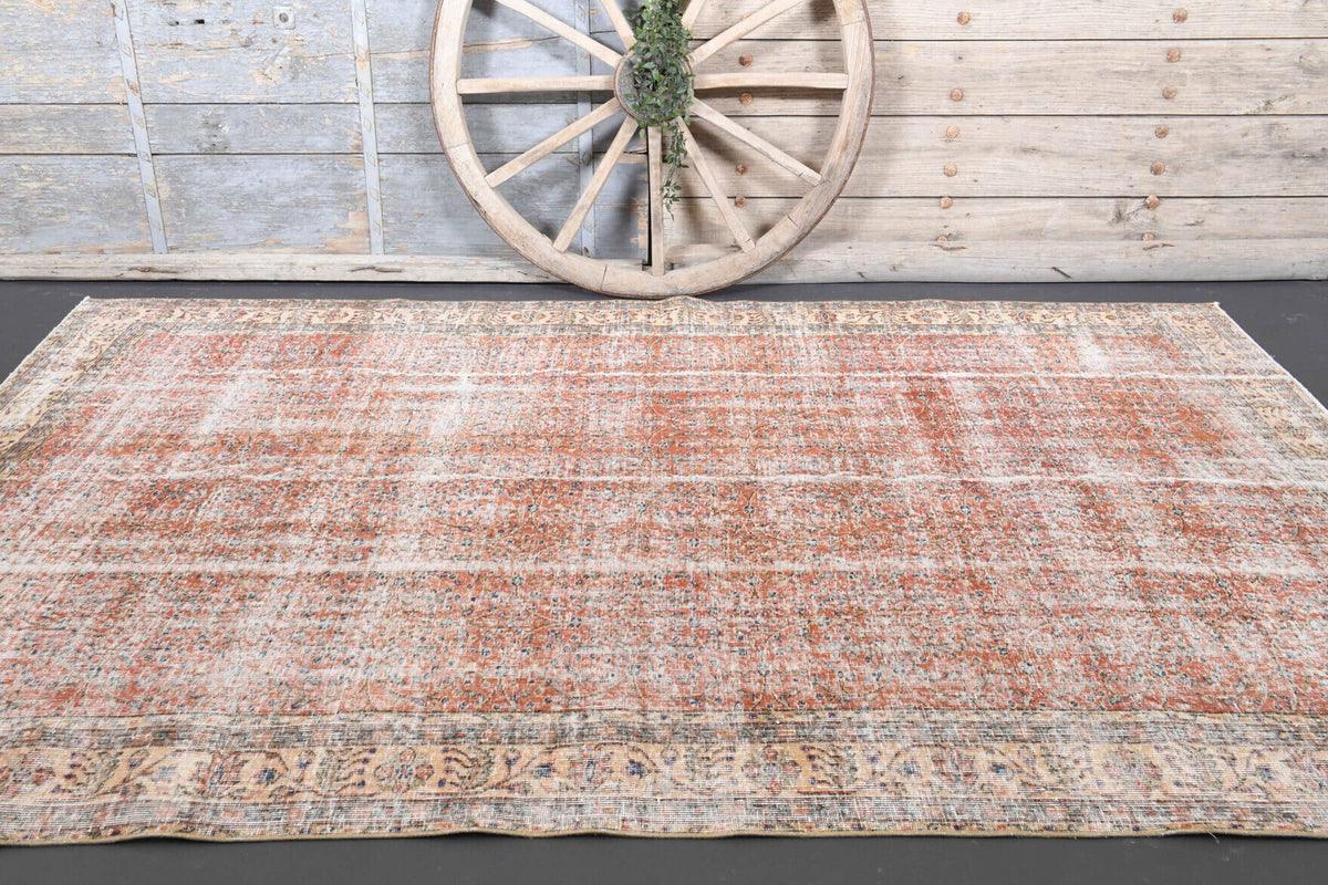 1950s - Antique Floral Area Rug