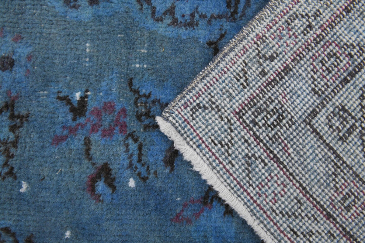1970&prime;s - Blue Distressed Area Oushak Rug