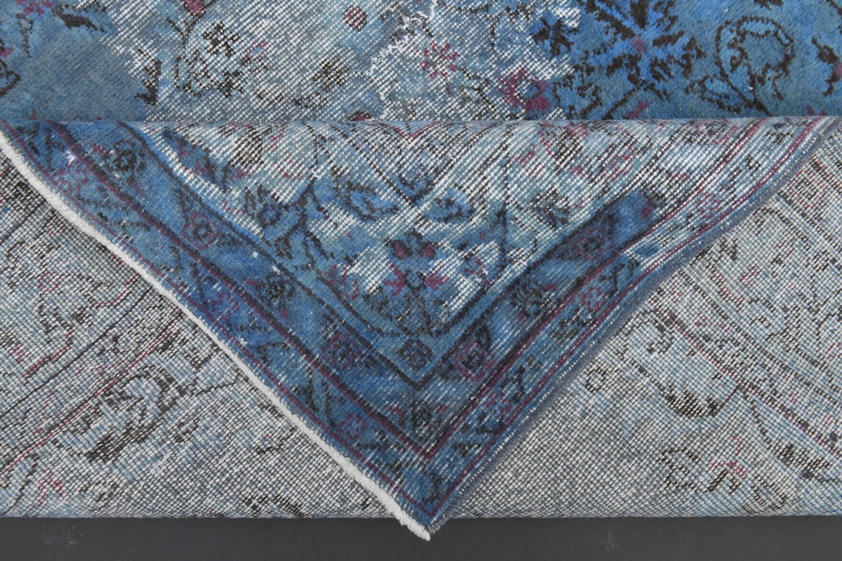 1970&prime;s - Blue Distressed Area Oushak Rug