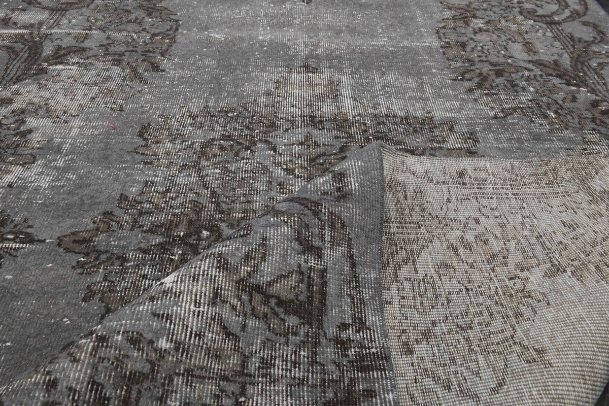 Vintage Anatolian Gray Oriental Area Rug