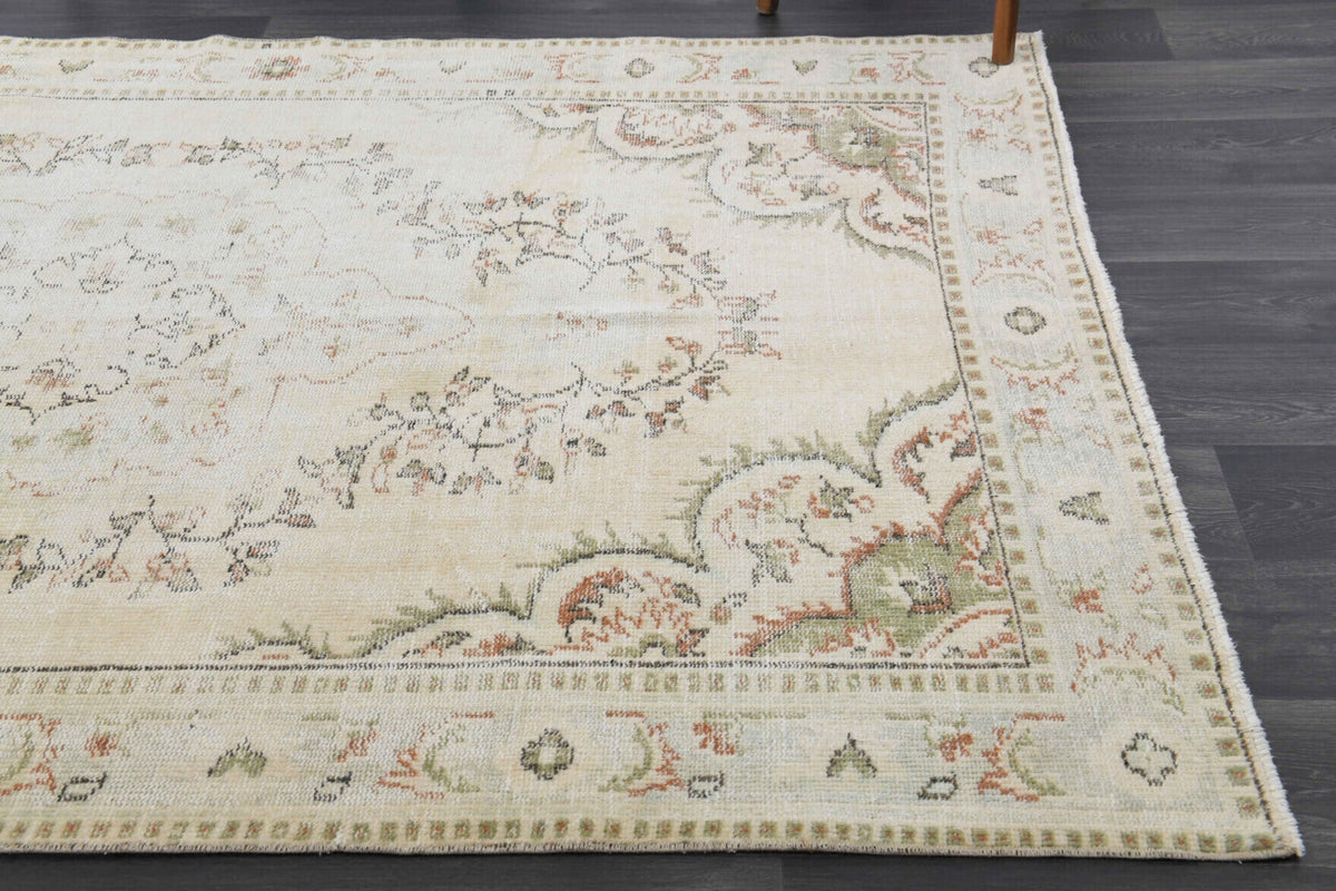 Vintage Anatolian Beige Area Rug