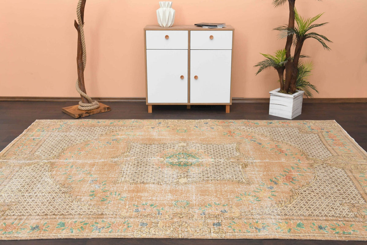 1950s Vintage Oushak Area Rug
