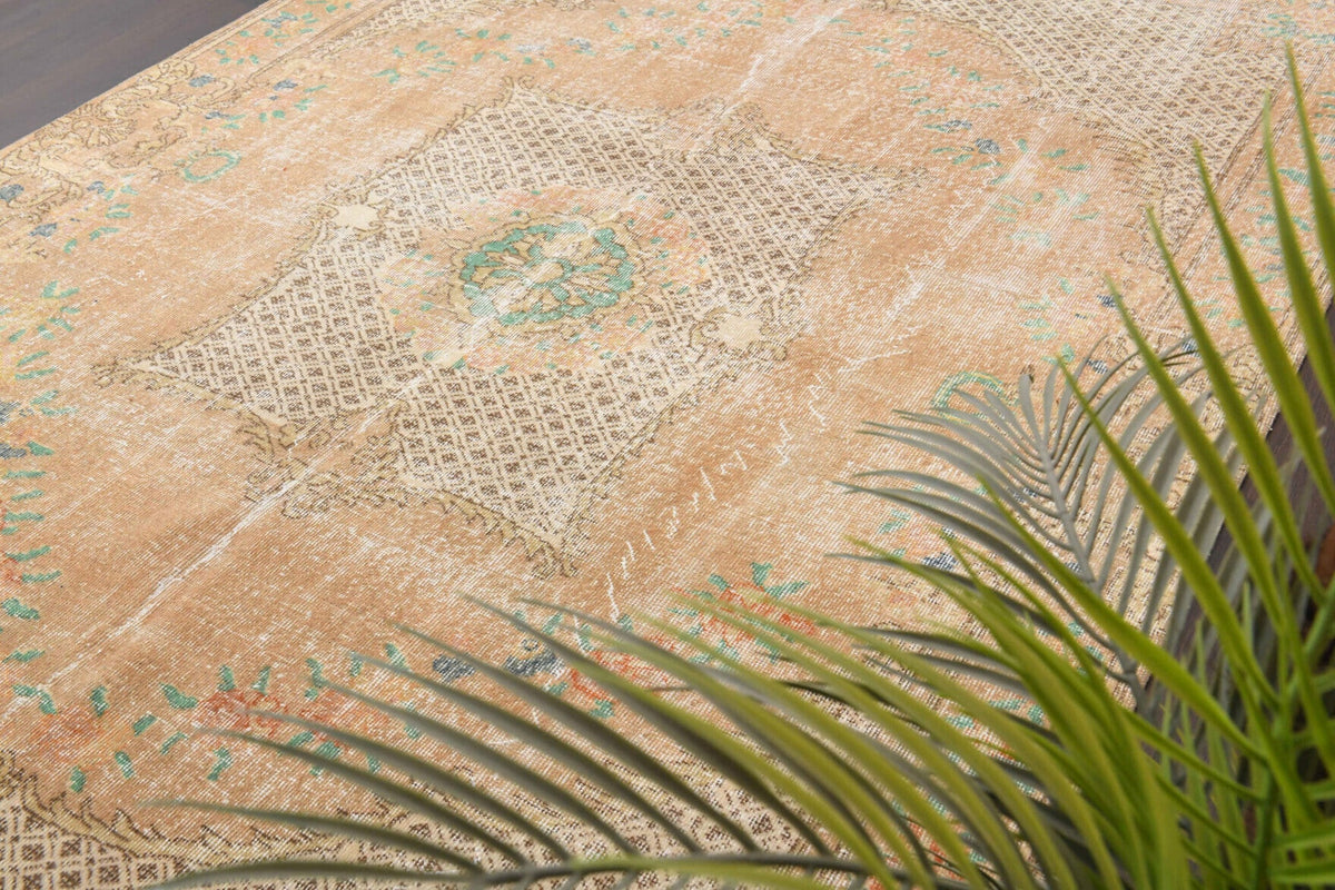 1950s Vintage Oushak Area Rug
