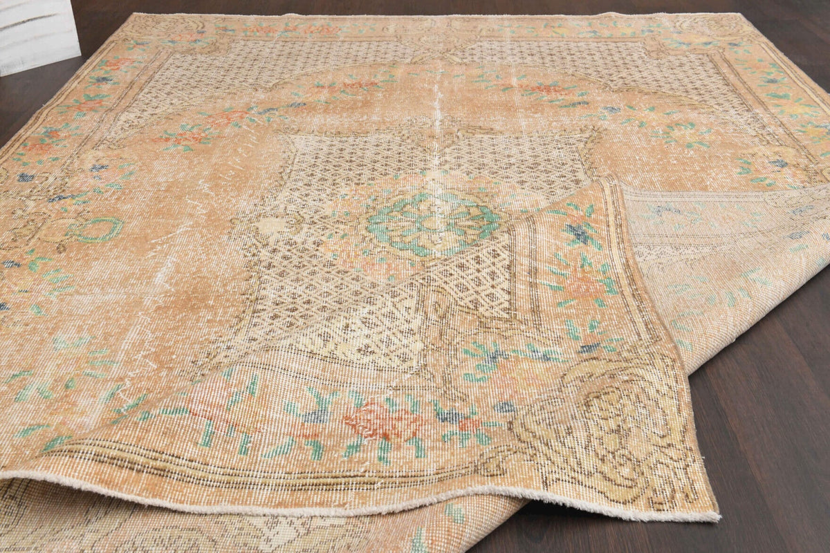 1950s Vintage Oushak Area Rug