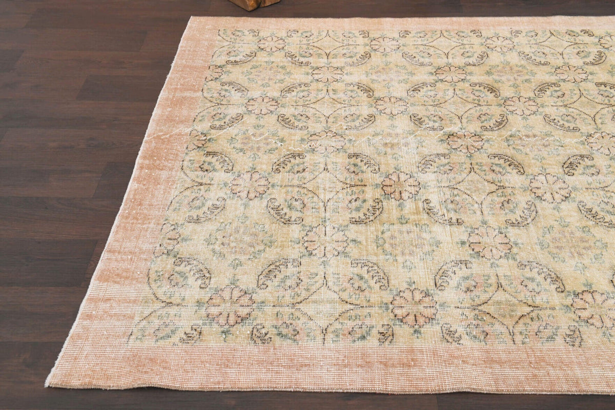 Bordered Antique Hereke Area Rug