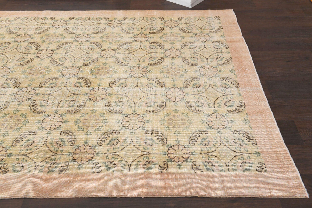 Bordered Antique Hereke Area Rug