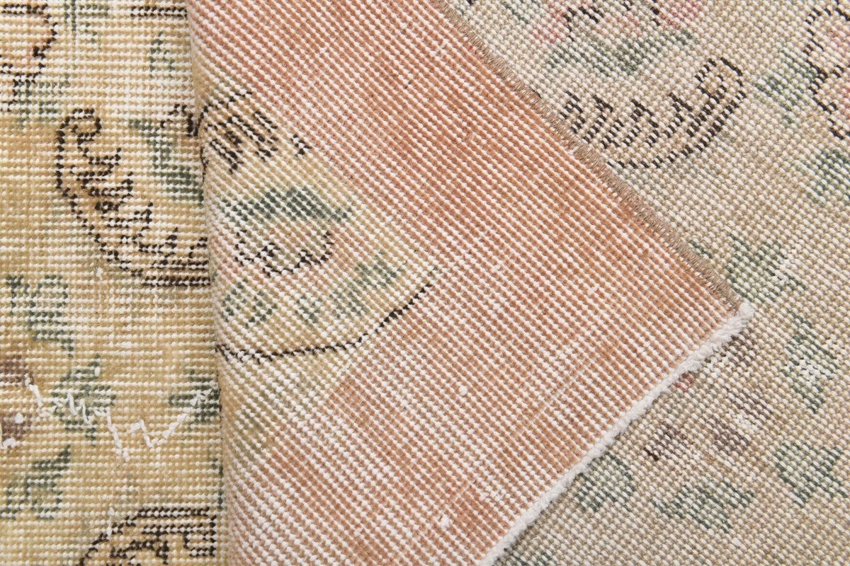 Bordered Antique Hereke Area Rug