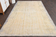 1960'lardan Anadolu kökenli oryantal desenli el dokuma vintage halı, 184x307 cm