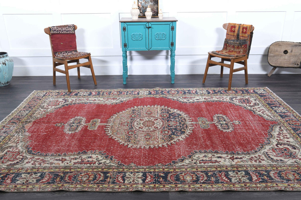 Oriental Anatolian Vintage Area Rug