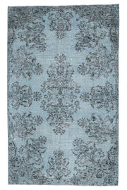 Vintage Oushak Blue Area Rug