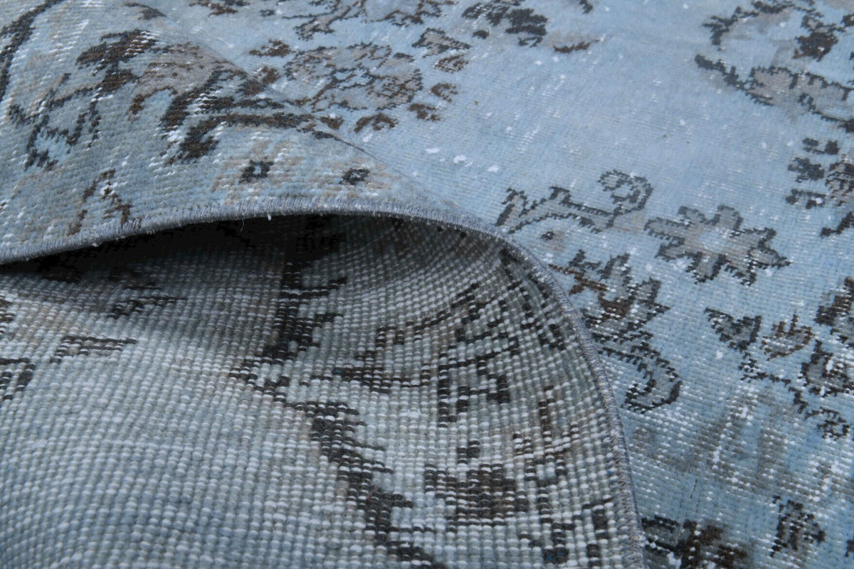 Vintage Oushak Blue Area Rug