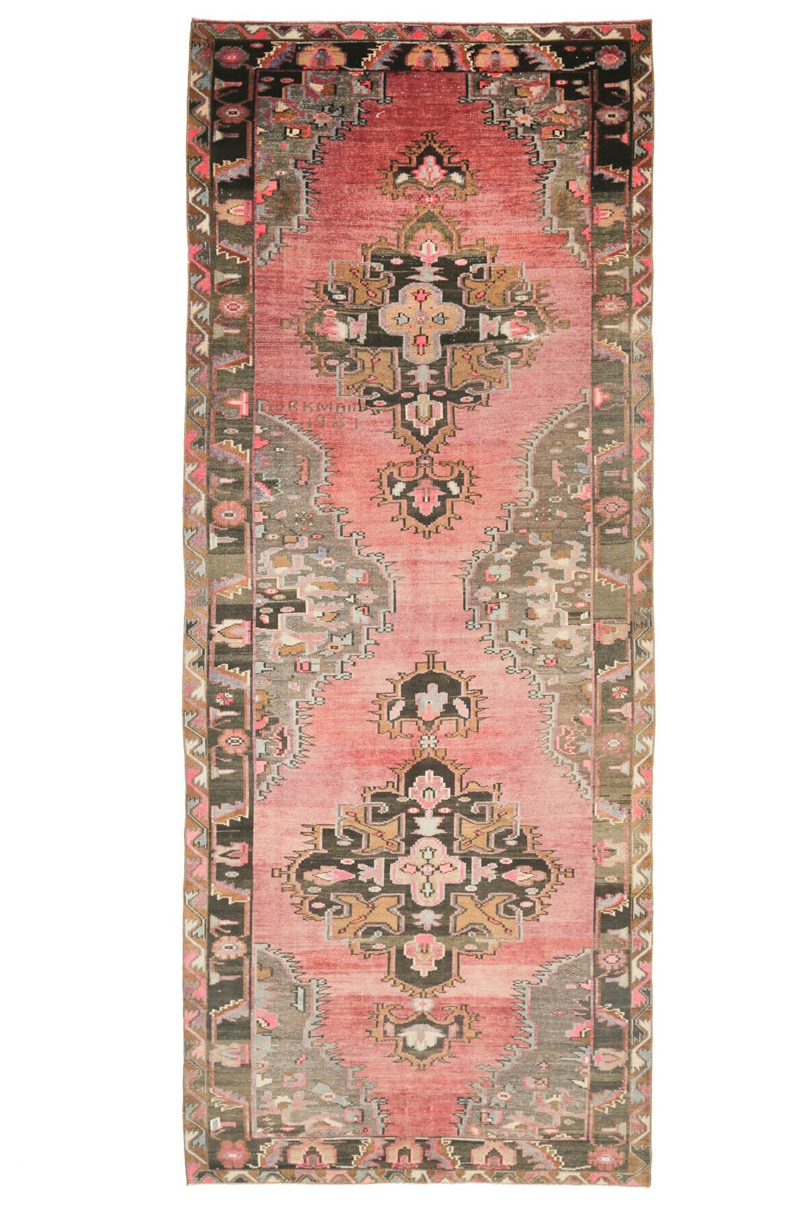 Persian Vintage Oversized Wide Runner Rug