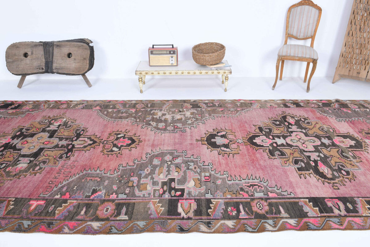 Persian Vintage Oversized Wide Runner Rug