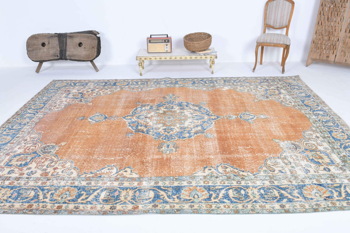 Semi- Vintage Persian Oversized Area Rug
