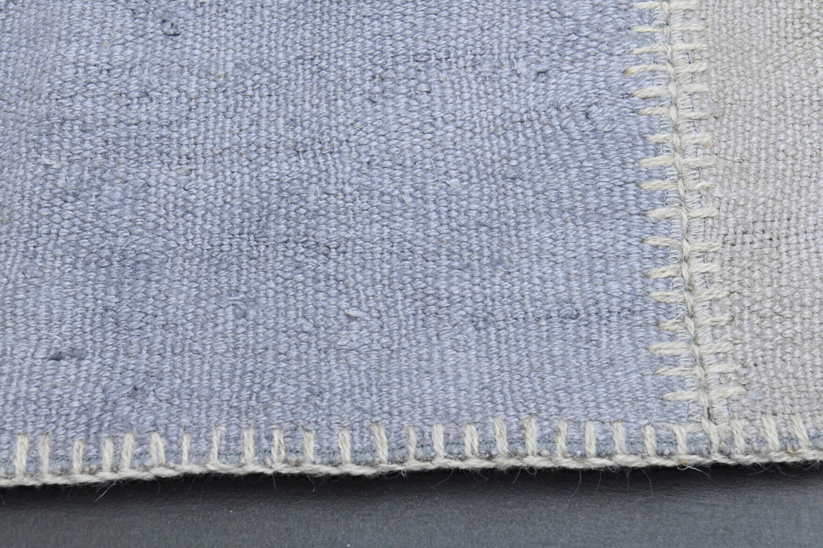 Shades of Blue - Oversized Patchwork Rug