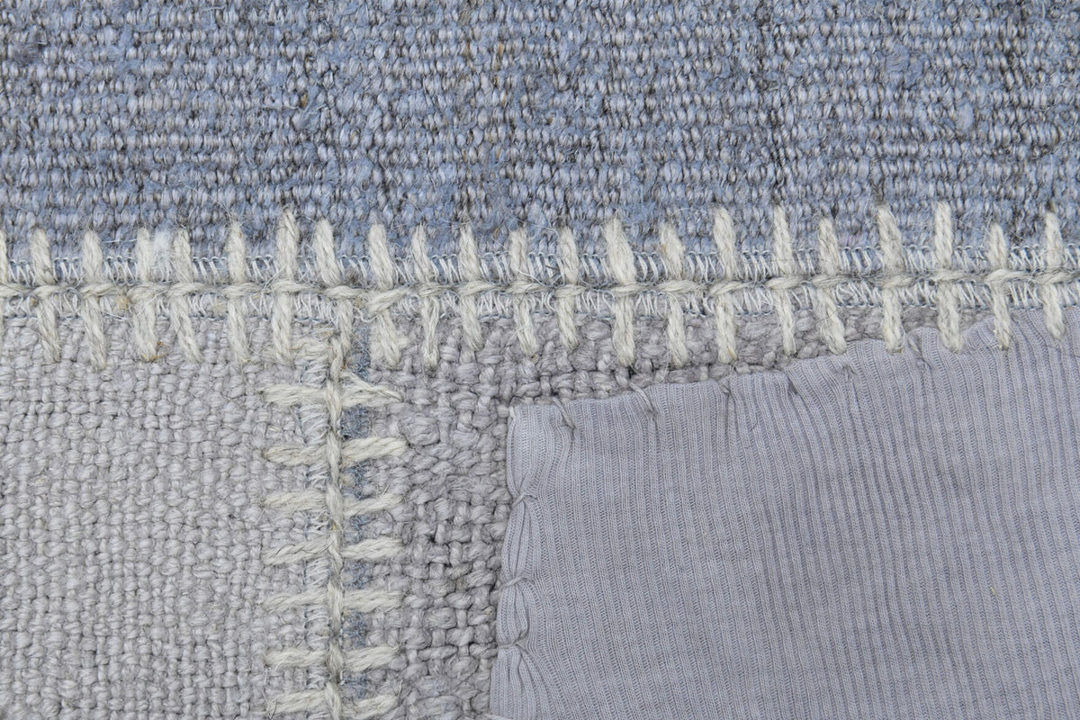 Shades of Blue - Oversized Patchwork Rug