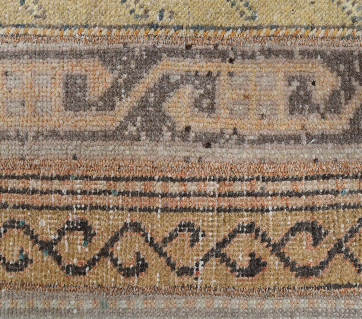 El yapımı vintage yolluk 56x201 cm i̇kat desenli yün - mekan görünümü