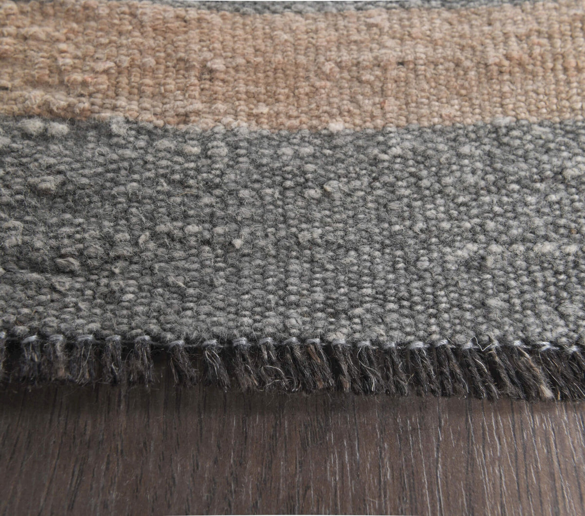 El yapımı vintage yolluk 76x333 cm kilim desenli yün - desen detayı