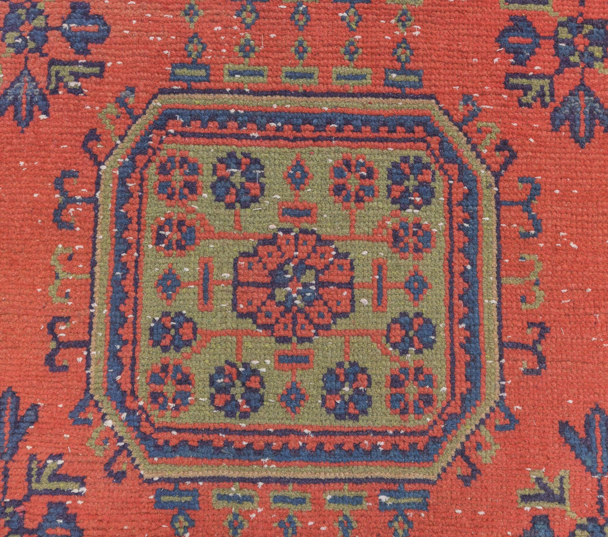 El yapımı vintage yolluk 81x348 cm çiçek desenli desenli yün - mekan görünümü