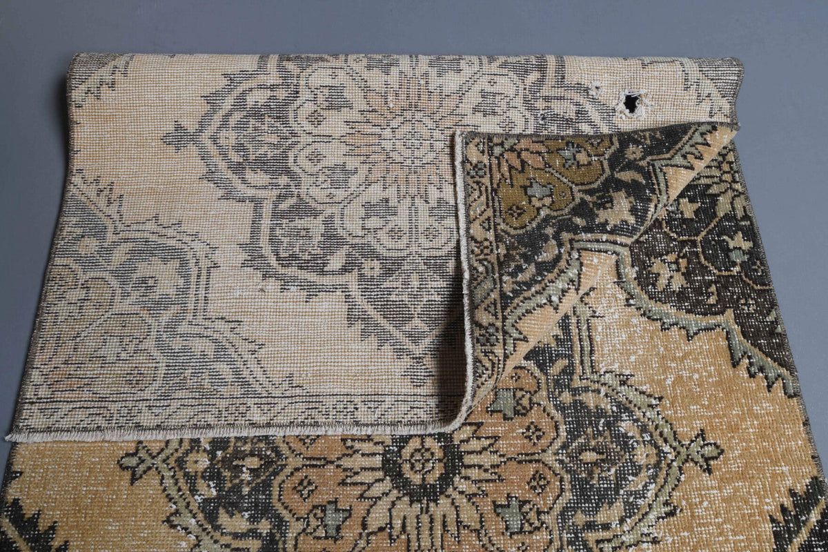 Oushak Vintage Runner Rug