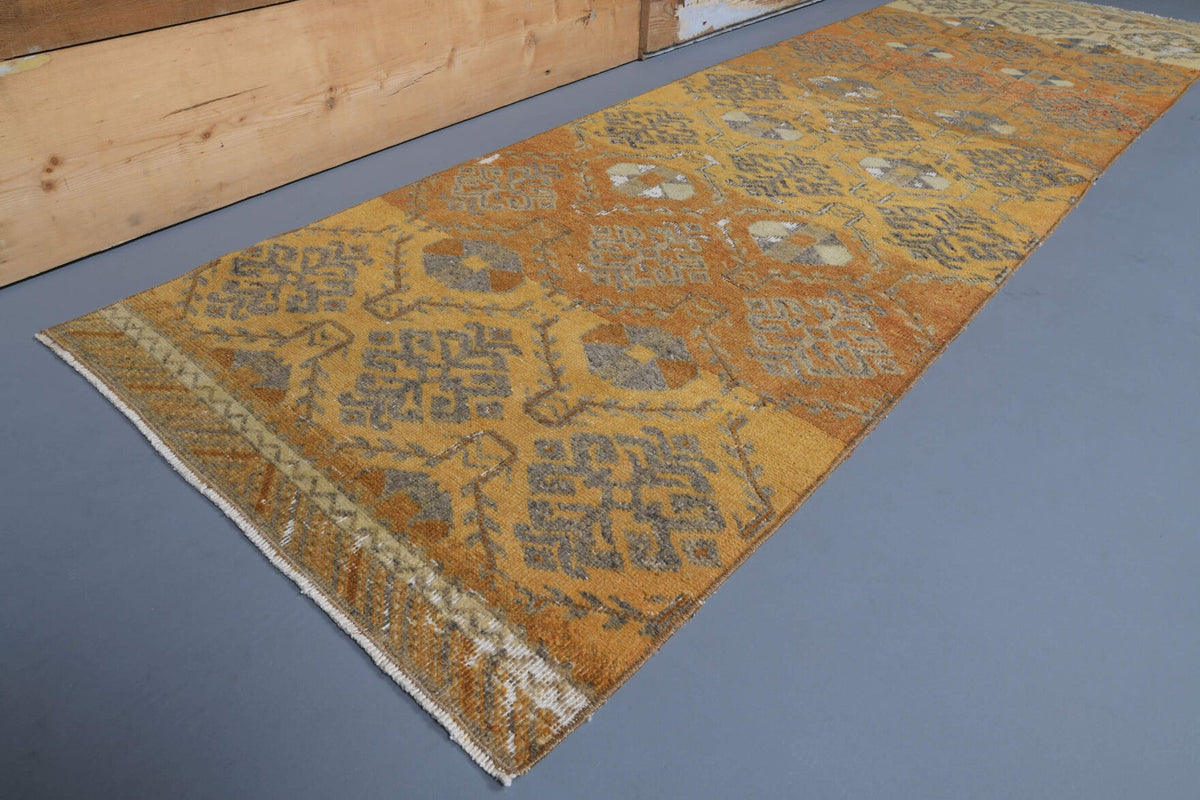 Oushak Vintage Runner Rug