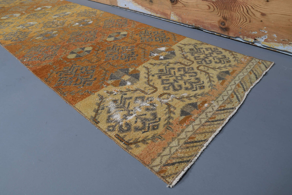 Oushak Vintage Runner Rug