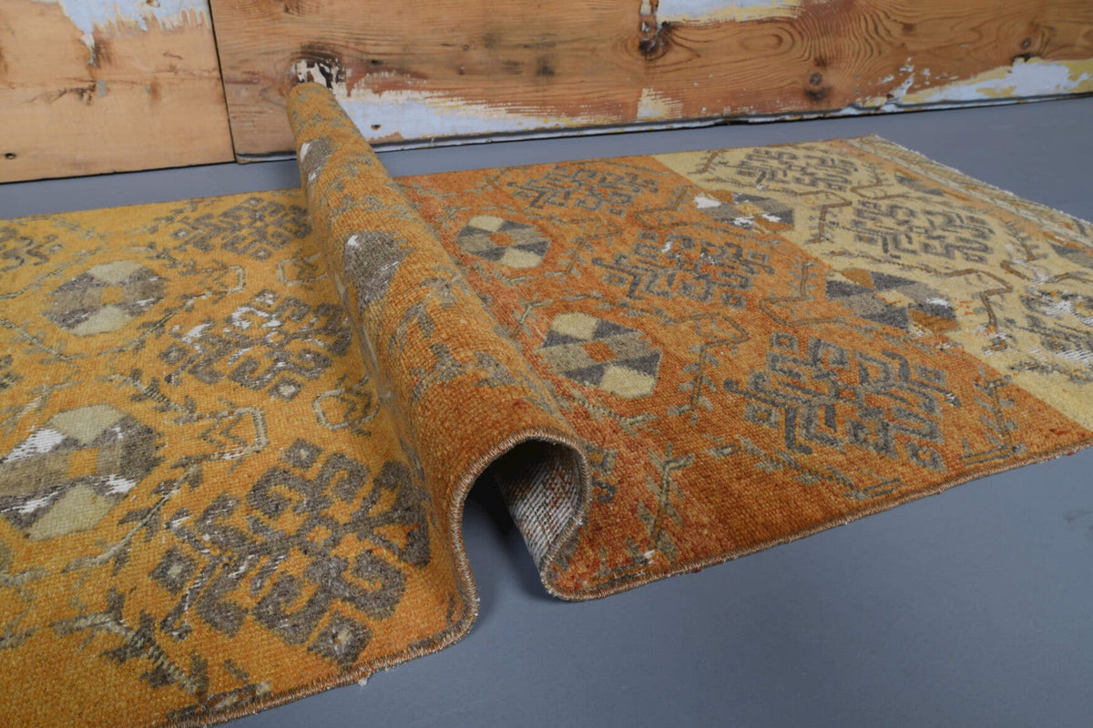 Oushak Vintage Runner Rug