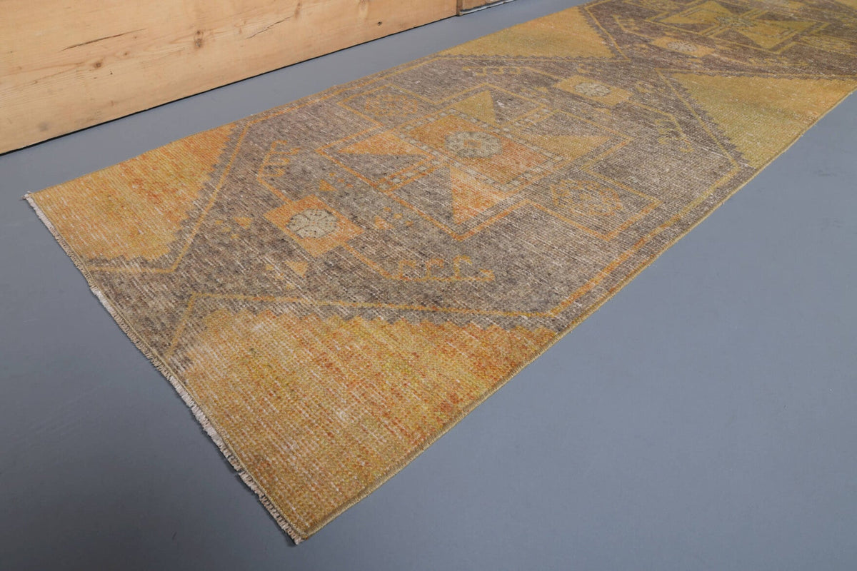 Vintage Oushak Runner Rug - 27089