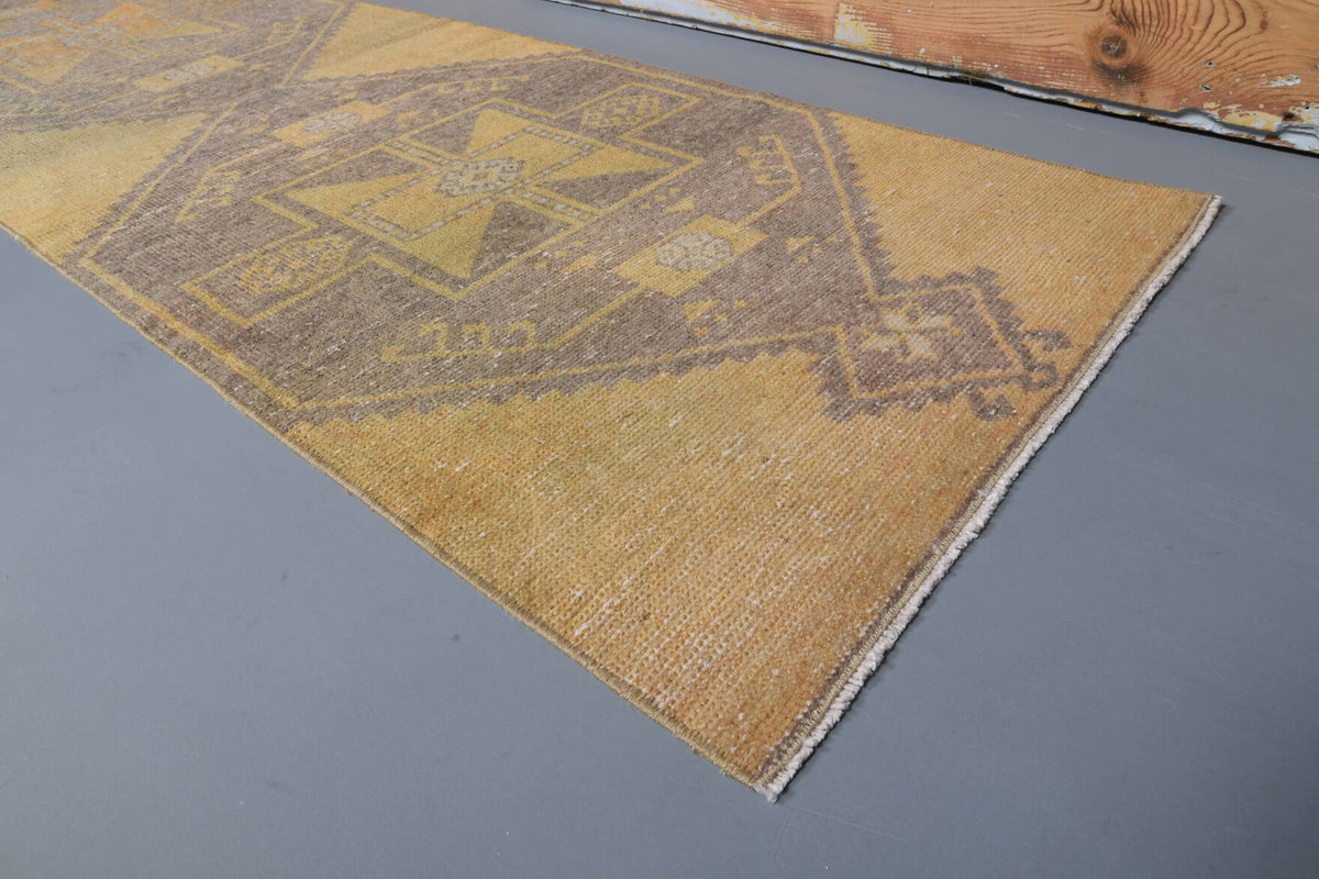 Vintage Oushak Runner Rug - 27089
