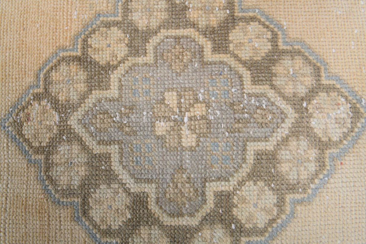 El yapımı vintage yolluk 89x345 cm oryantal desenli yün - mekan görünümü