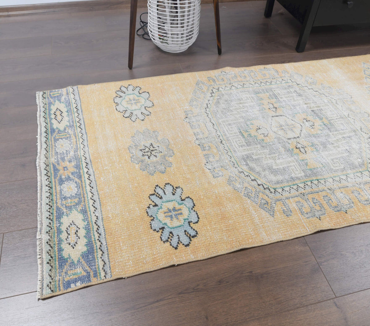 Vintage Oushak Runner Rug